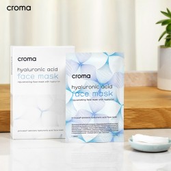 Croma Hyaluronic Acid Face Mask (8 masks) - 10