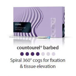 Contourel Barbed 19G 90mm - 16 threads - 3